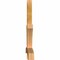 Ekena Millwork Davenport Rough Sawn Timber Gable Bracket, Western Red Cedar, 84"W x 45"H x 4"D x 4"F, 13/12 Pitch GBW084X45X0404DAV00RWR - alternate 5
